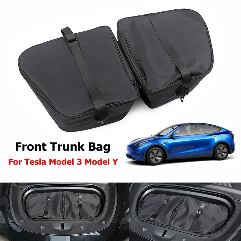 Front Trunk Storage Organizers For Tesla Model 3 2016-2022 Model Y Frunk Cooler Organizer Insulation Bags Insulated Cooler Bag