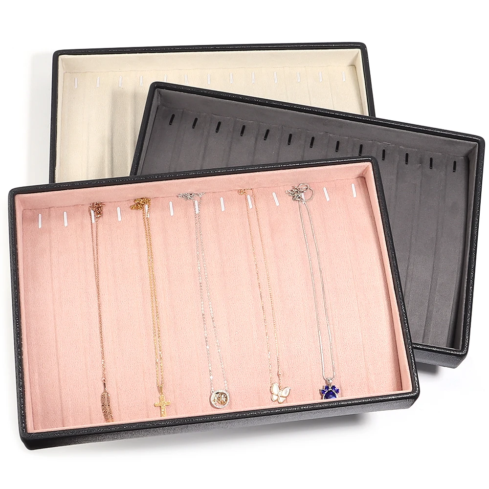 

1 Piece Color Necklace Display Tray Jewelry Necklace Bracelet Showcase Storage Tools for Jewelry Presentation Photography Props