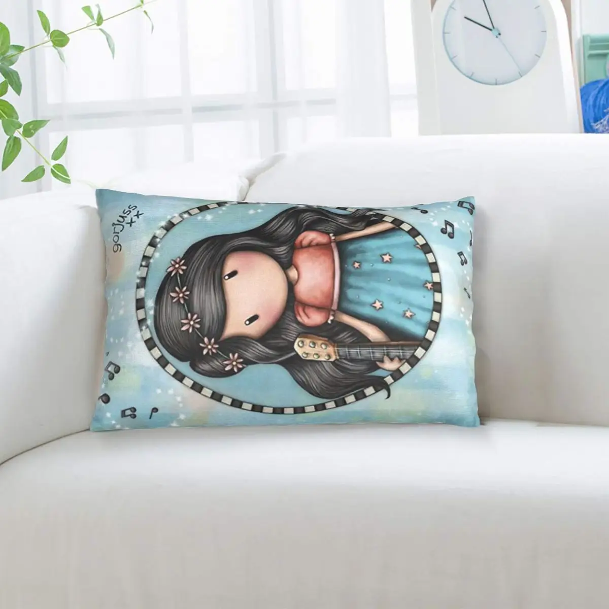 Santoro Gorjuss Rectangle Pillowcase Cushion Cover Decor Bedroom Bed Home Comfort Throw Pillow