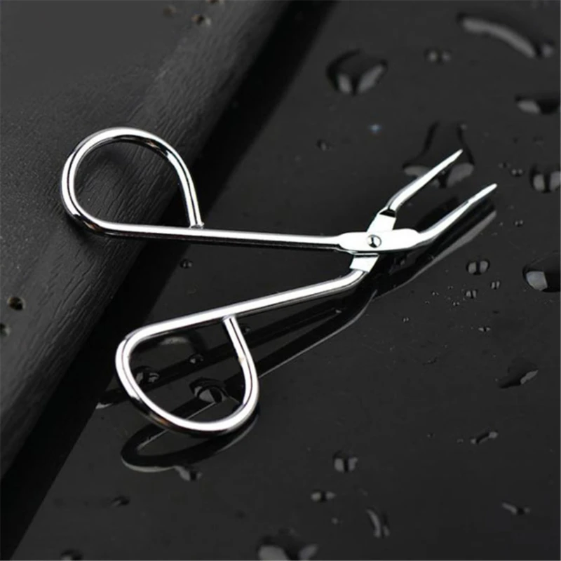 1PC Stainless Steel Eyebrow Removal Tool Make Up New Fashion Scissors Shaped Eyebrow Clip Tweezers Clamp Clipper Beauty Tools