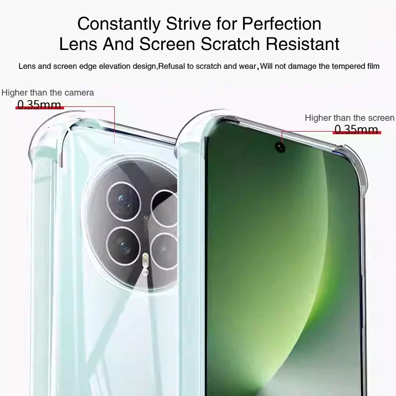 وسادة هوائية حافظة هاتف من البولي يوريثان لهاتف Honor Magic8 Magic 8 Pro Lite 8Pro 8Lite 5G غطاء خلفي فاخر من السيليكون الناعم والكريستال الناعم