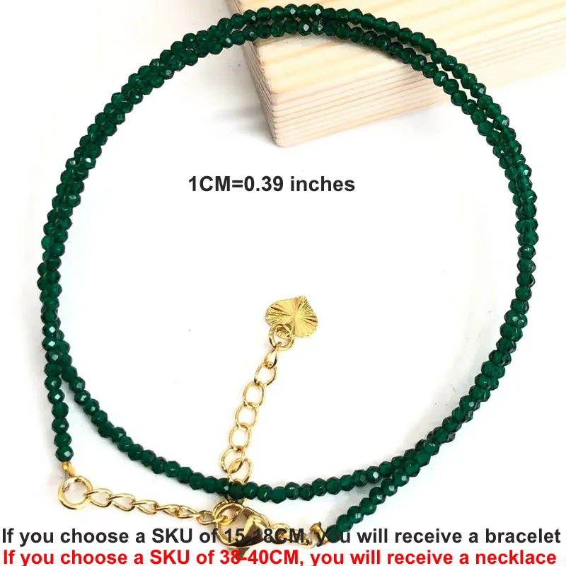 Mini Crystal Agate Bangle Bracelet for Women