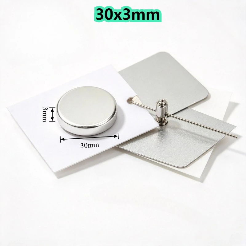 30x3mm N35 NdFeB Round Disc Neodymium Magnet Bulk for Industrial Fixing DIY Handmade Projects