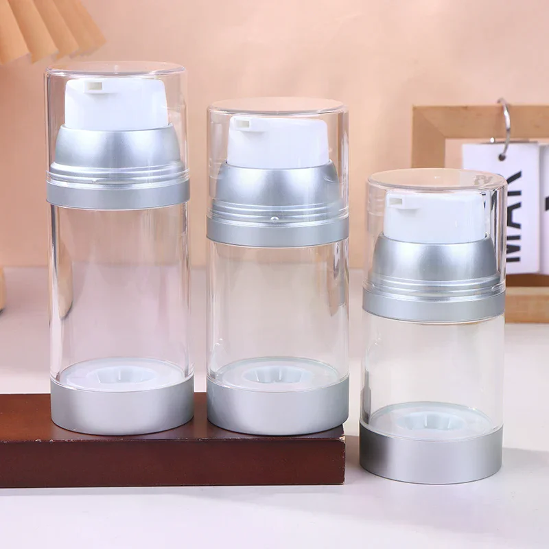 100/120/150 مللي الضغط على جرة مضخة فارغة بدون هواء إعادة الملء كريم غسول زجاجة فارغة المحمولة السفر الحاويات الفرعية زجاجة #1