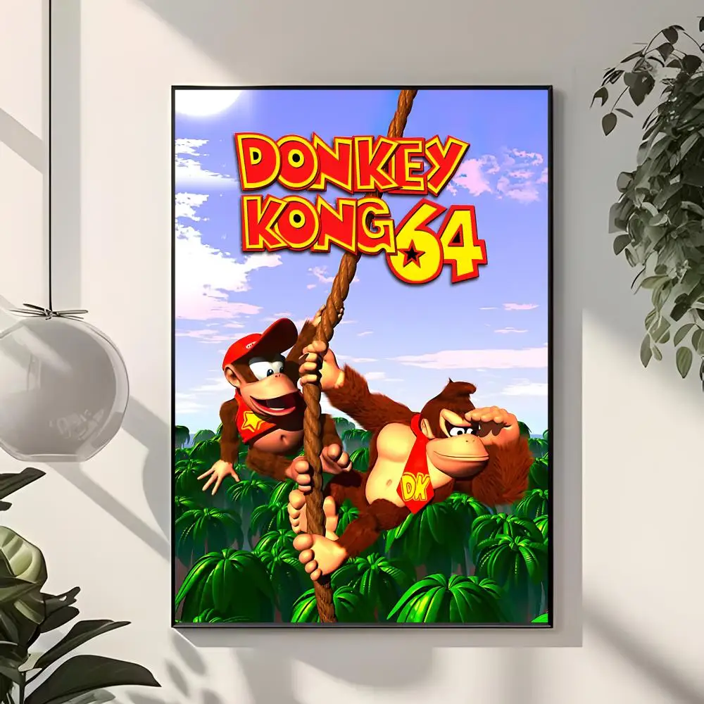 Game-Plattformer D-Donkey Kong Poster – Klassisches Wohninterieur & Moderne Wanddekoration, Kunstkollektion – Detail 13