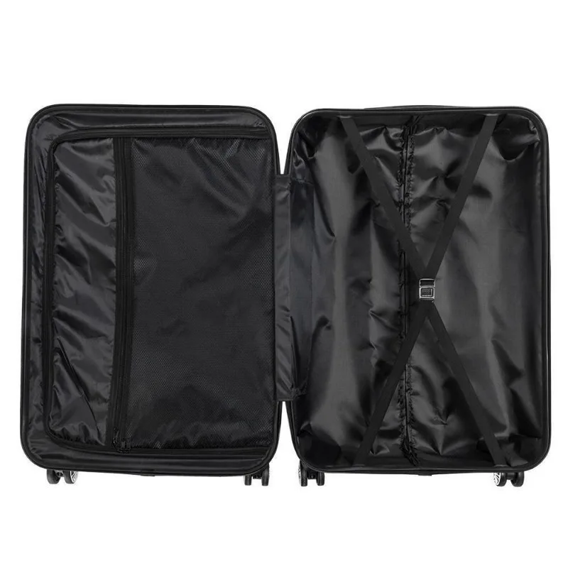 Ensemble de bagages Trolley Spinner, valise à coque rigide, or rose, 20 po, 24 po, 28 po, 3 pièces