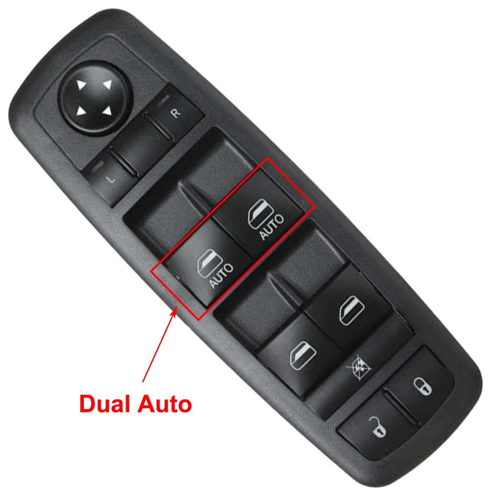 04602533AB For Chrysler Town & Country Dodge Grand Caravan Nitro Jeep Liberty 9 +3 Pins Front Left Driver Power Window Switch