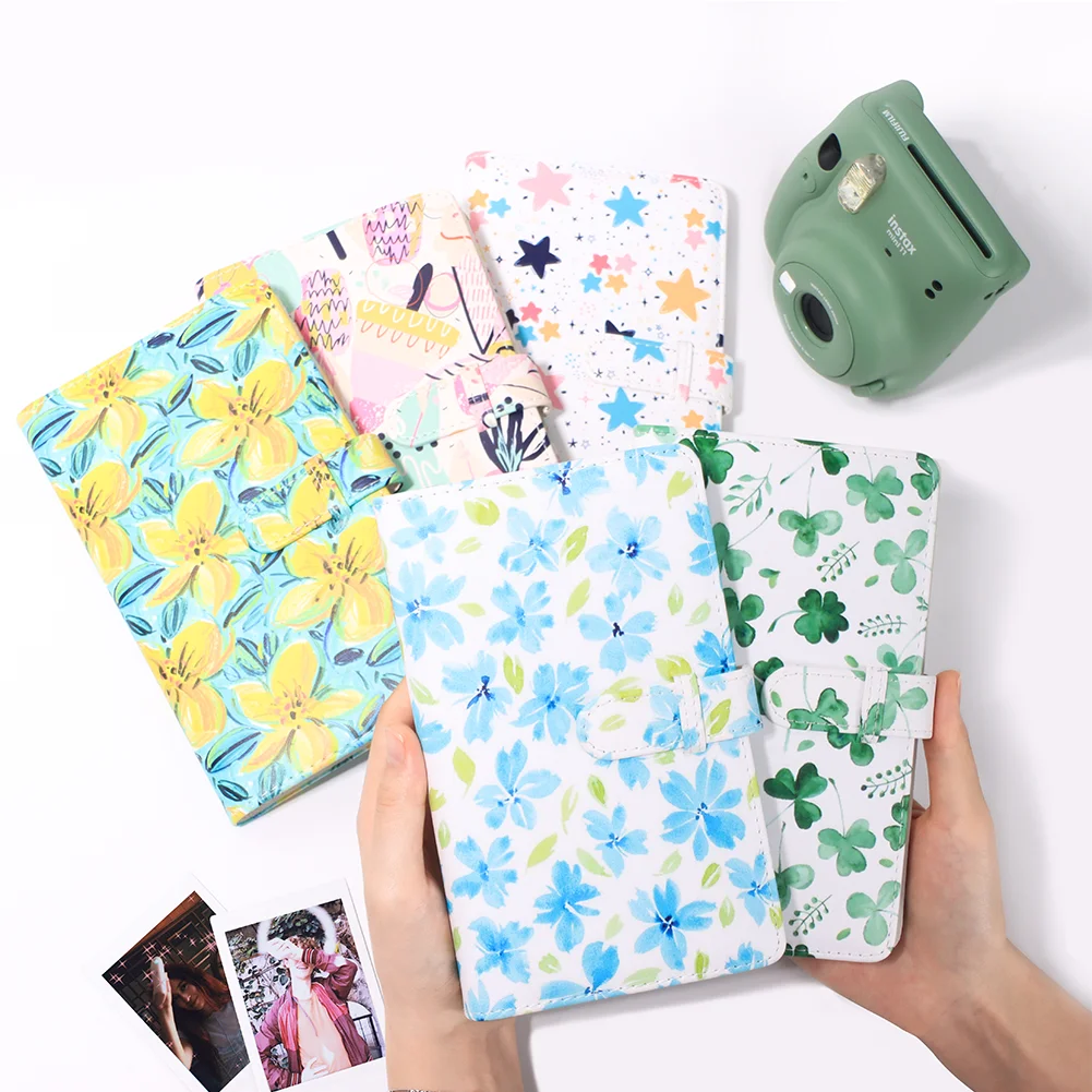 ألبوم صور بجيب 3 بوصات 96 مع كاميرا instax Mini 12/11/9/8/7+/EVO Mini99 الفورية ألبوم PU ألبوم تخزين كبير