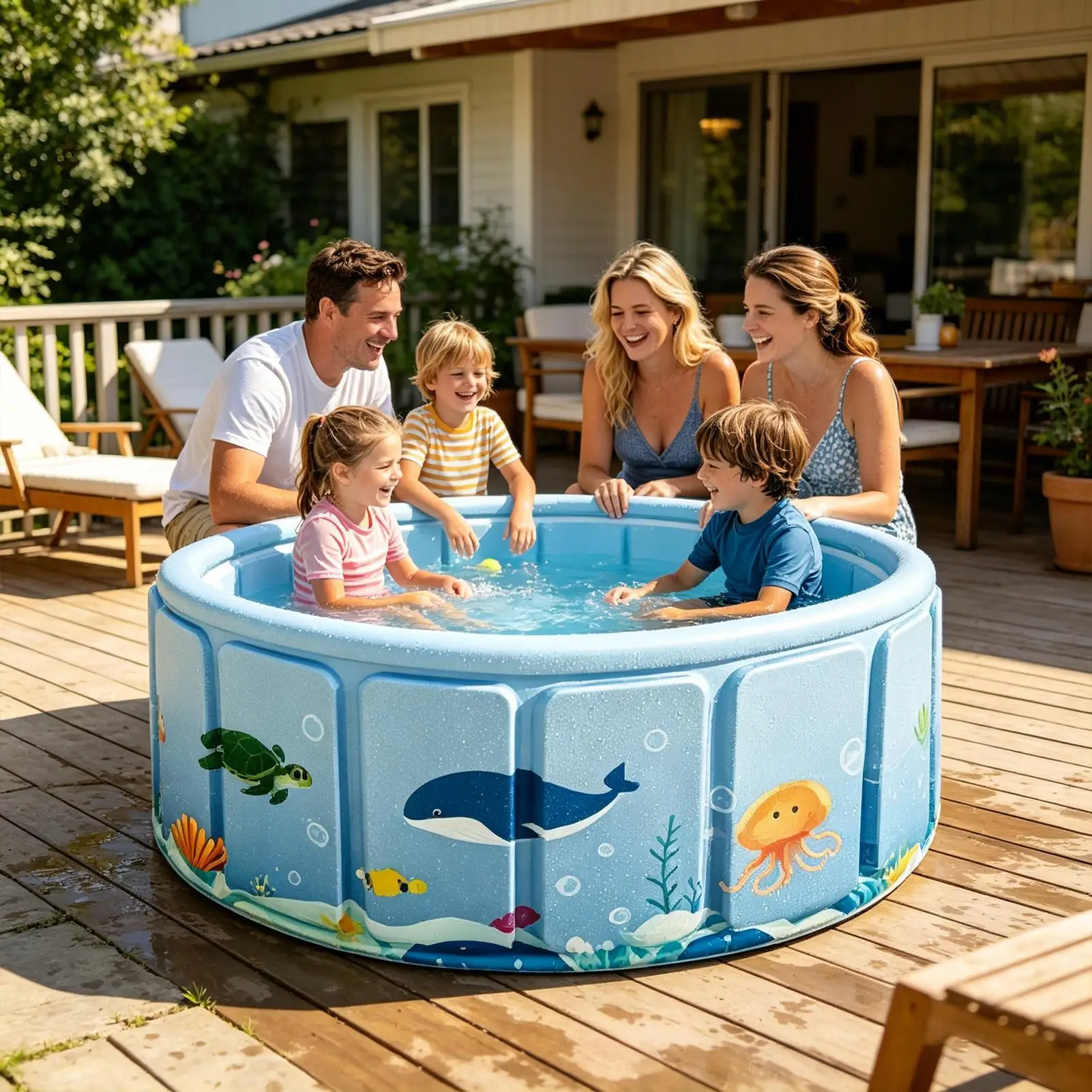 

new No-Inflatable Foldable Children's Home Bathing Pool Indoor Baby Toy Sand Pool Outdoor Swimming Pool for Kids