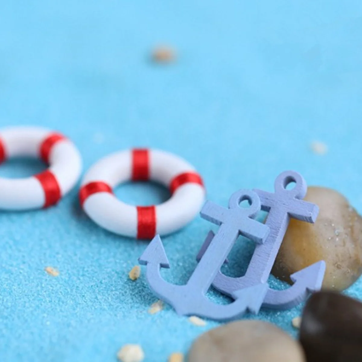 12 قطعة قارب المناظر الطبيعية الصغيرة الديكور قسط الراتنج دائم الحياة البحرية الحرف المنزل مكتب ديكور غرفة نوم المشهد الصغير #2