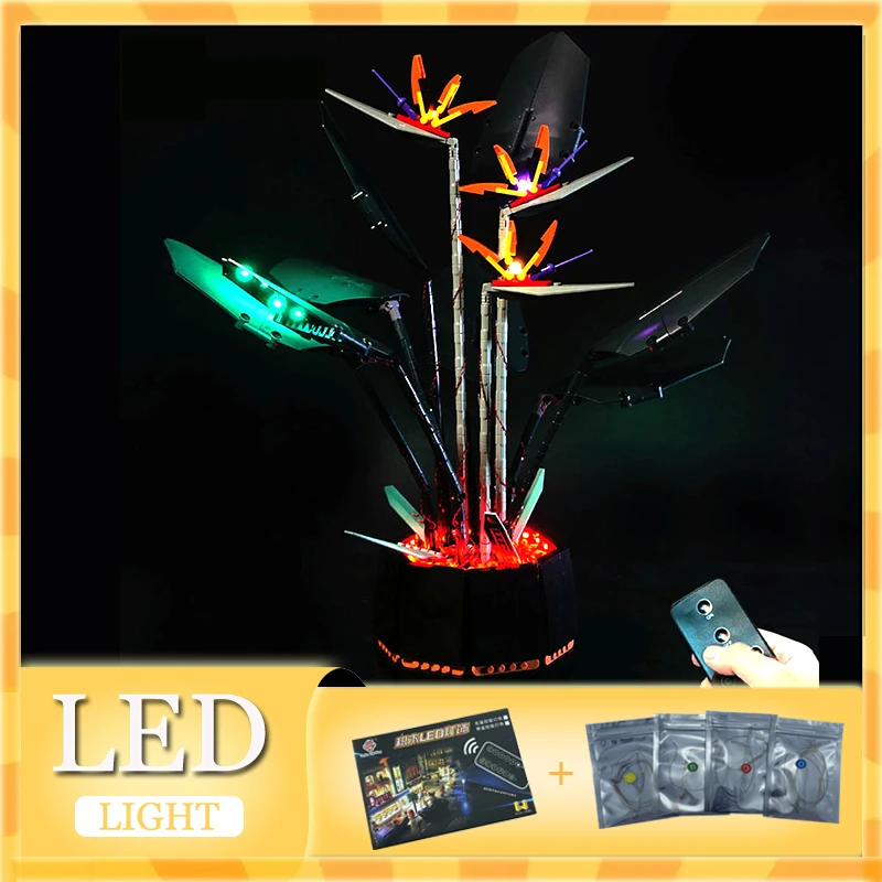 RC DIY LED Light Kit For LEGO 10289 Bird of Paradise Bouquet Building Block Gift（Only LED Light,Without Blocks Model）