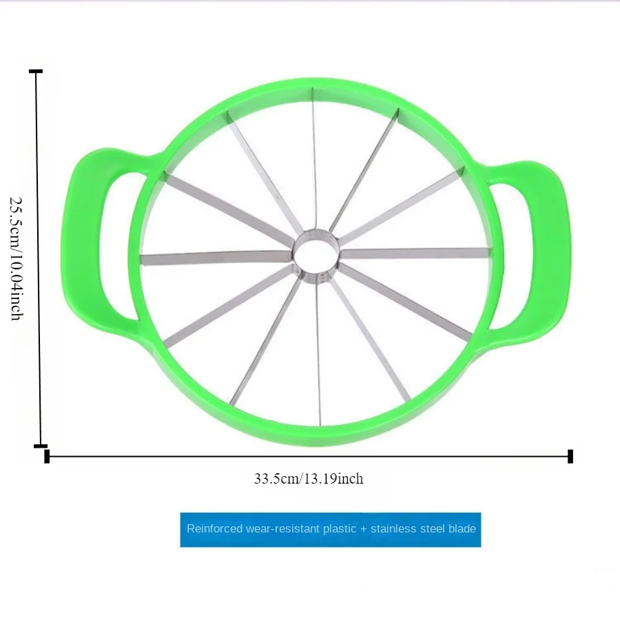 Watermelon knife stainless steel fruit cutter household watermelon slicer large Hami melon fruit divider