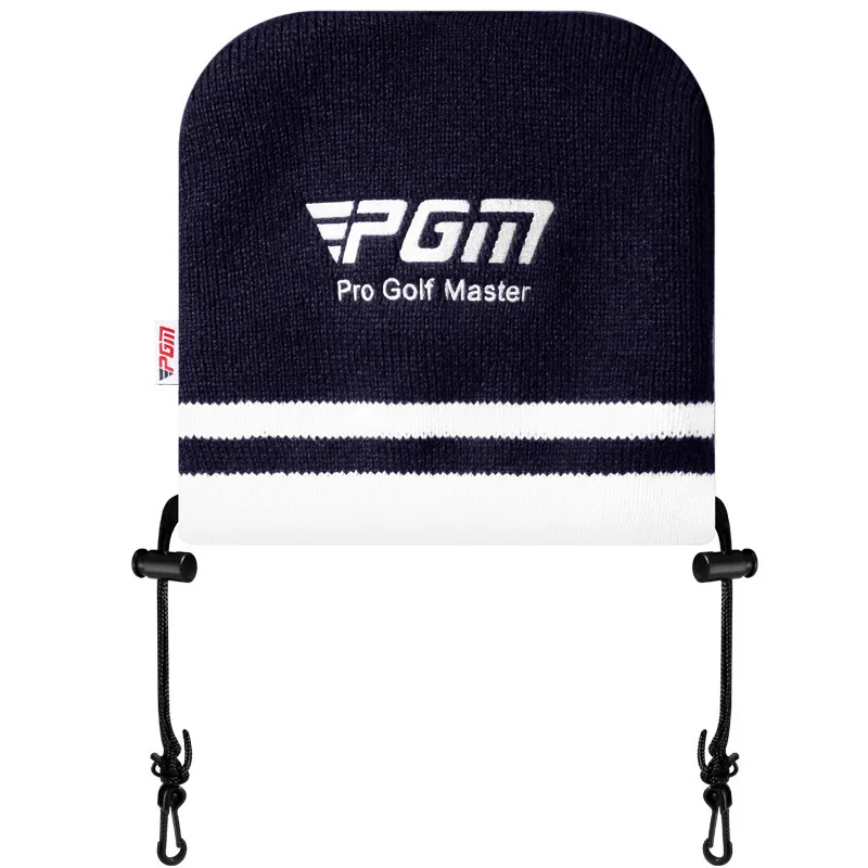 PGM Golf Club Head Covers Elastic Rope Cuff Cue Embroidery Protective Sleeve Woolen Knit Iron Set Hat Cover GT215