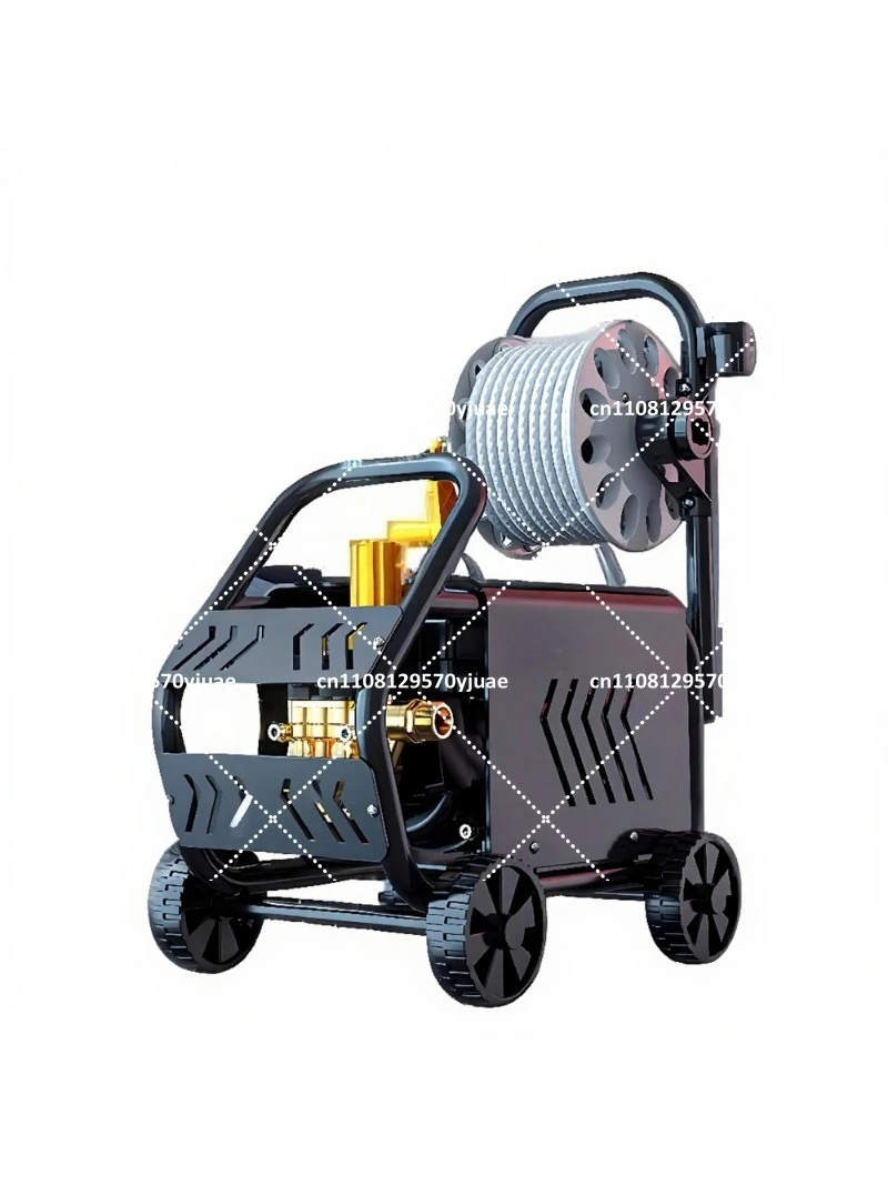 220V 250Bar High Pressure Washer, Power Water with Multi-Piston Pump, IPX5 for Home & Commercial Use