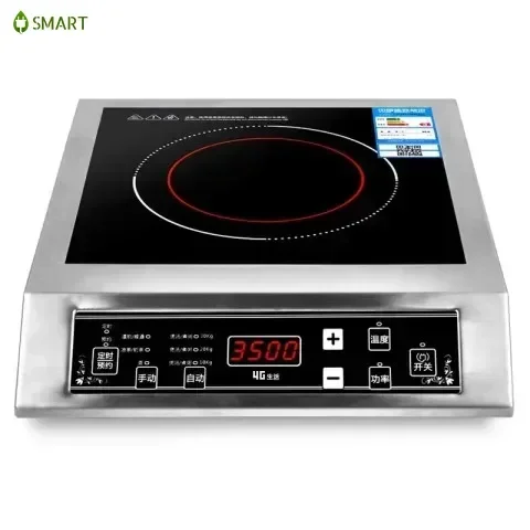 3500W High - power Stainless Steel Induction Cooker for Commercial and Household Stir - frying.