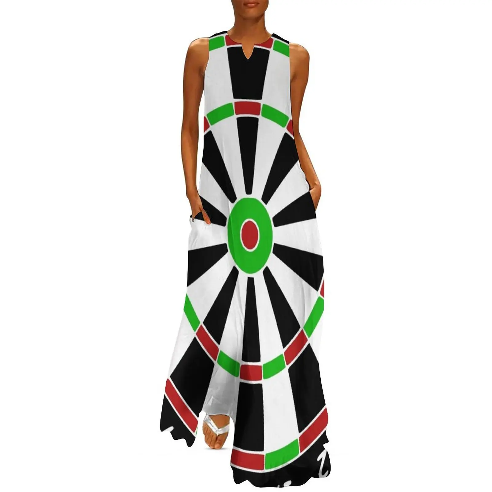 

Darts Darts Dartboard bull Long Dress Female dress evening dress ladies luxury