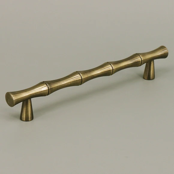1PC Bamboo Shape Cabinet Handles Drawer Knobs Wardrobe Door Closet Dresser Pulls Creative Furniture Hardware