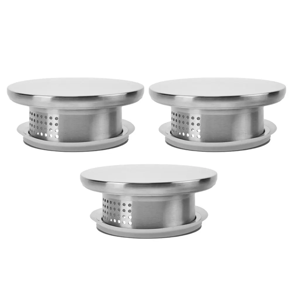 

3Pcs Stainless Steel Pitcher Lids Heat Resistant Tea Pot Covers Water Jug Replacement Caps for Glass Carafe Water Pitcher Lids