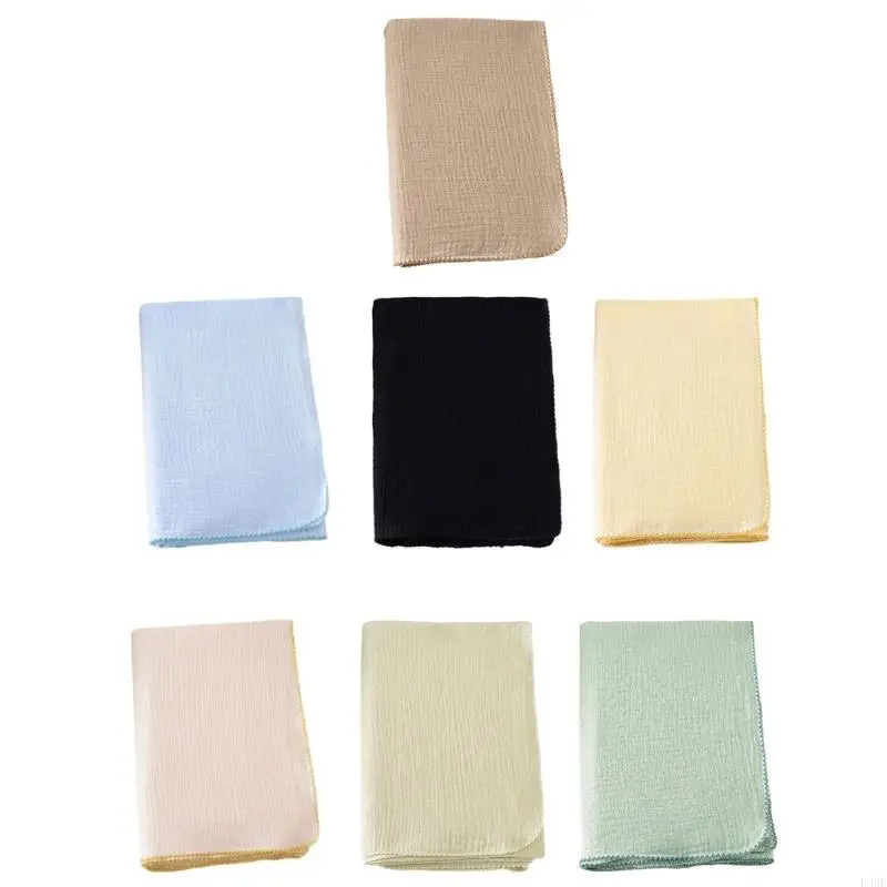

L38E Breathable Baby Strollers Blanket Wrap Cloth Comfortable Cotton Receiving Towel