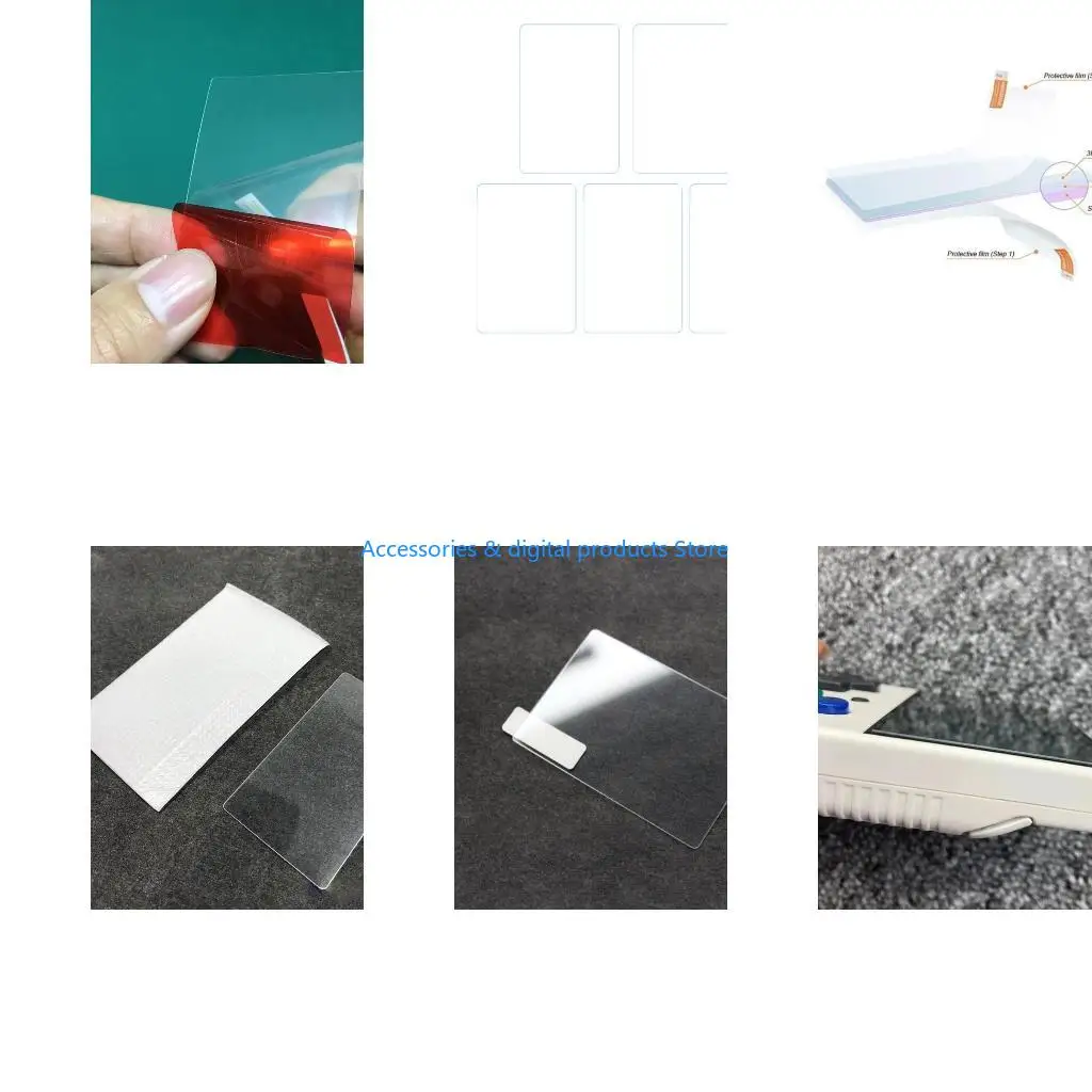 77JD 5Pcs Clear Screen for Protection Films for Miyoo Mini Game Consoles Screen Prote