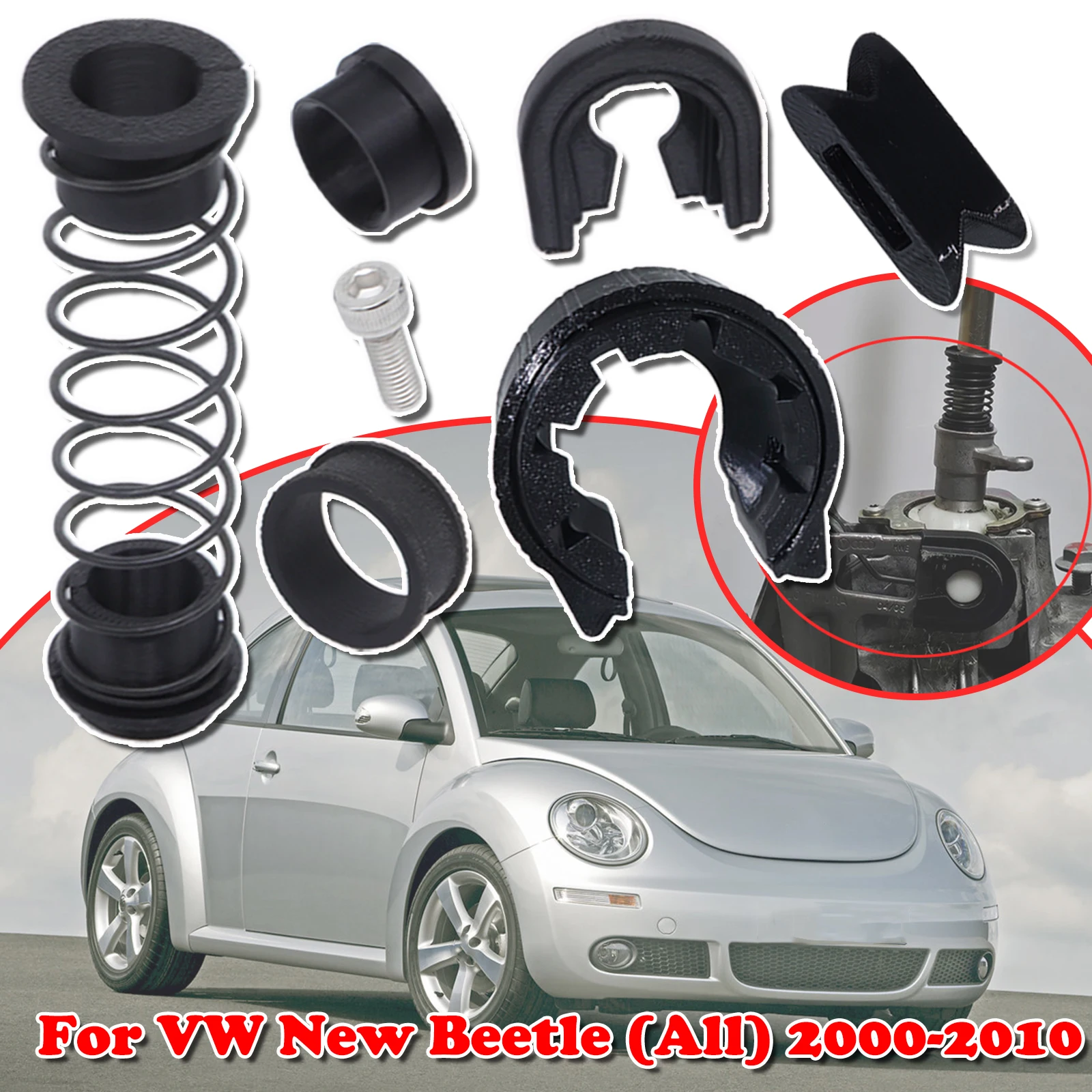 

Upgrade For VW New Beetle (All) Gearbox Repair Kit Manual Trans Shifter Gear Lever Spring Bearing Shifter Bearing 2000 - 2010