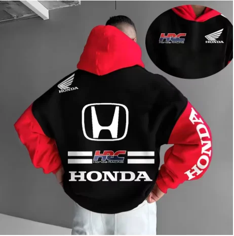 

The All-new HRC HONDA 3D Printed Hoodie for Men and Women in Off-road Motorcycle and Mountain Bike Racing 2025