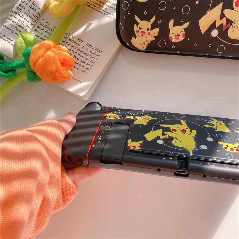 Pokaz Pikachu na Switch Etui Ochronne Dzielona Obudowa Pudełko na Akcesoria Nintendo Switch Konsola NS TPU Fundas — zdjęcie produktu 5