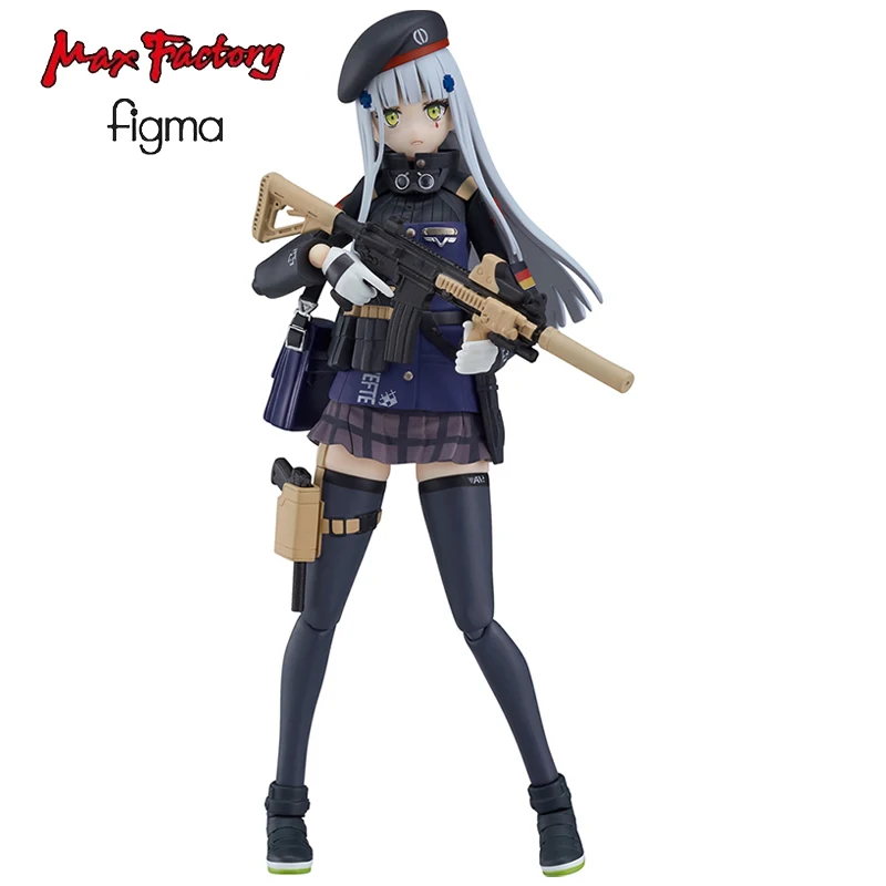 

Original MaxFactory Figma No.573 Girls Frontline HK416 Action Figure PVC Genuine Anime Collectible Boxed Model Birthday Gift