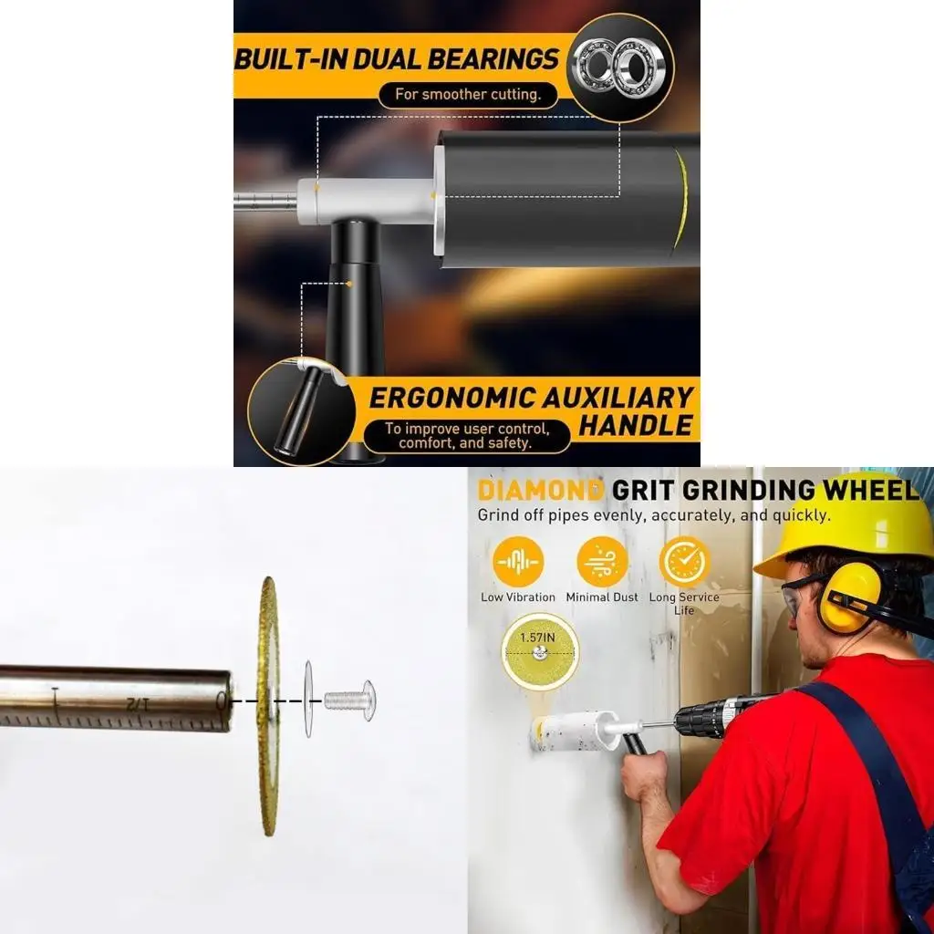 

R9UF Регулируемая глубина ПВХ-труб Система внутренней резки Карбитовый круг из нержавеющей стали Монтажный инструмент резак