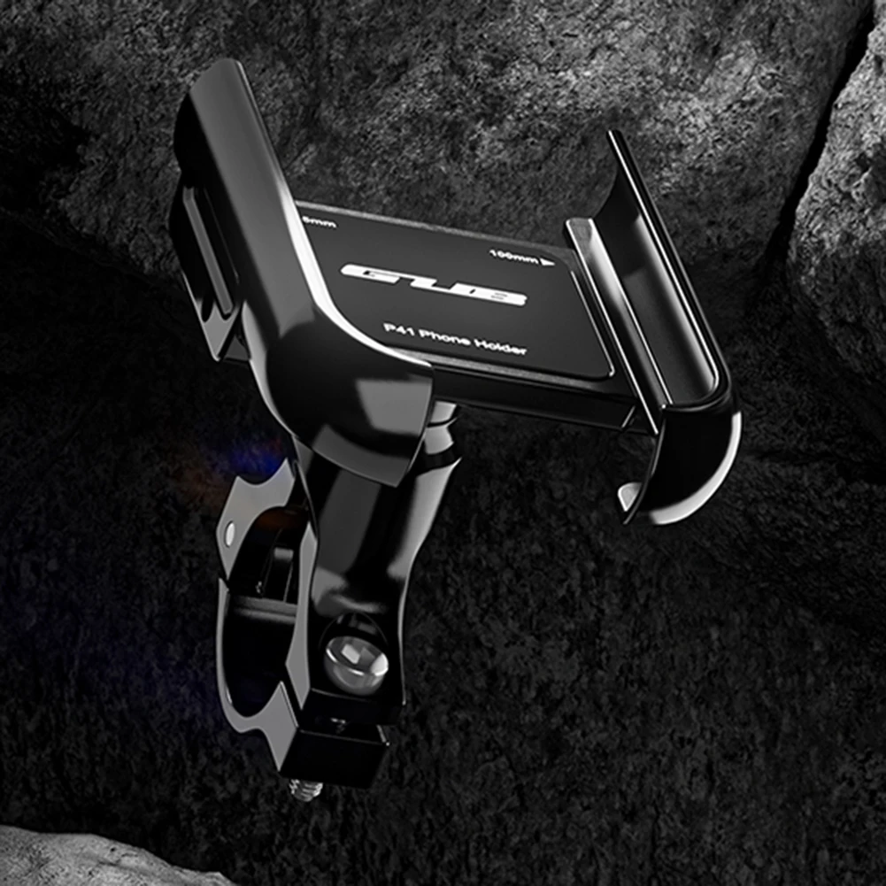 حامل هاتف للدراجة من سبائك الألومنيوم حامل الهاتف الخليوي للدراجة 360 درجة ° حامل هاتف للدراجة قابل للدوران لهاتف 4.2-7.5 بوصة #2