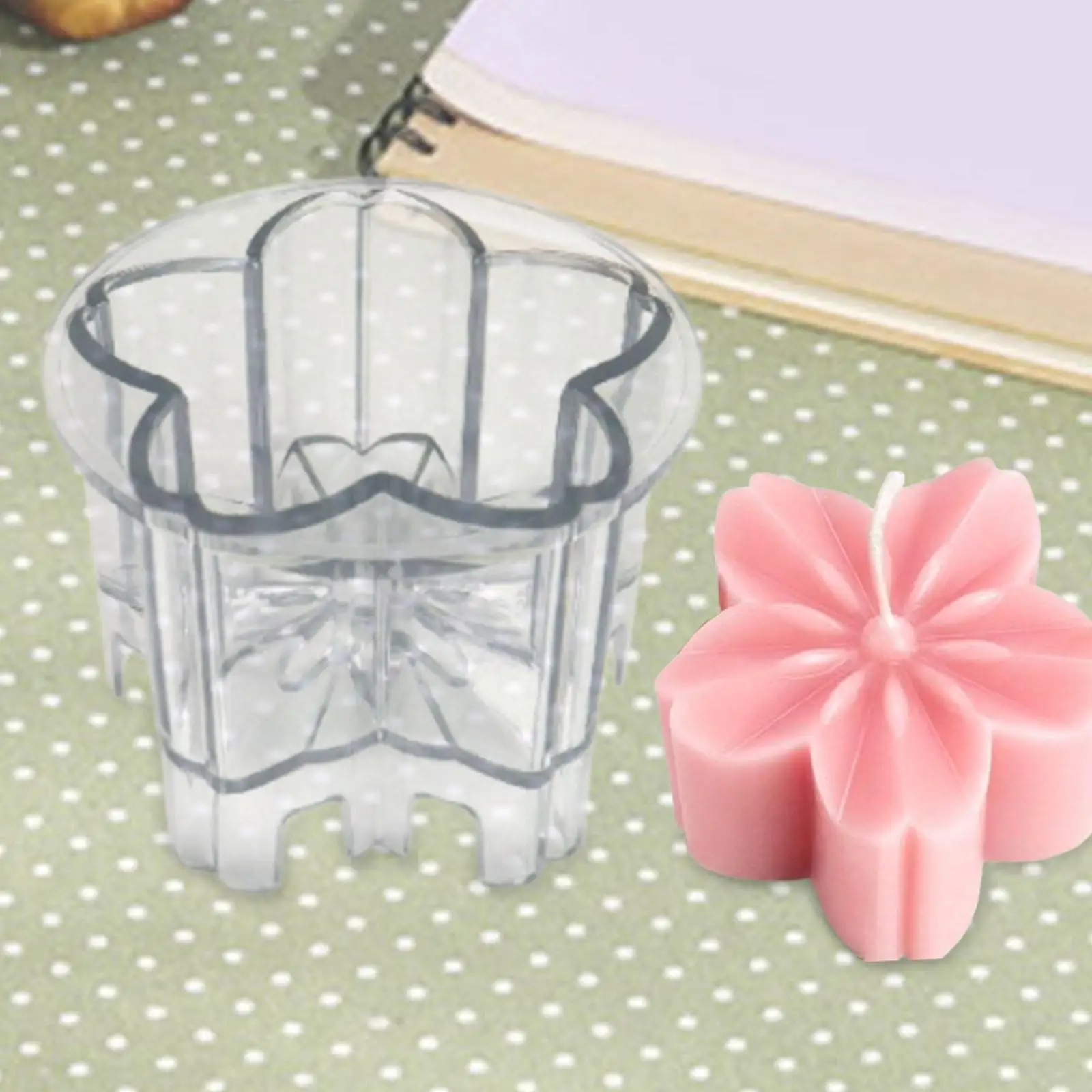 قالب صنع الشموع لتزيين المنزل، قالب صنع الصابون، مصنوعات يدوية سهلة التشكيل لحفلات عيد الميلاد والذكرى السنوية