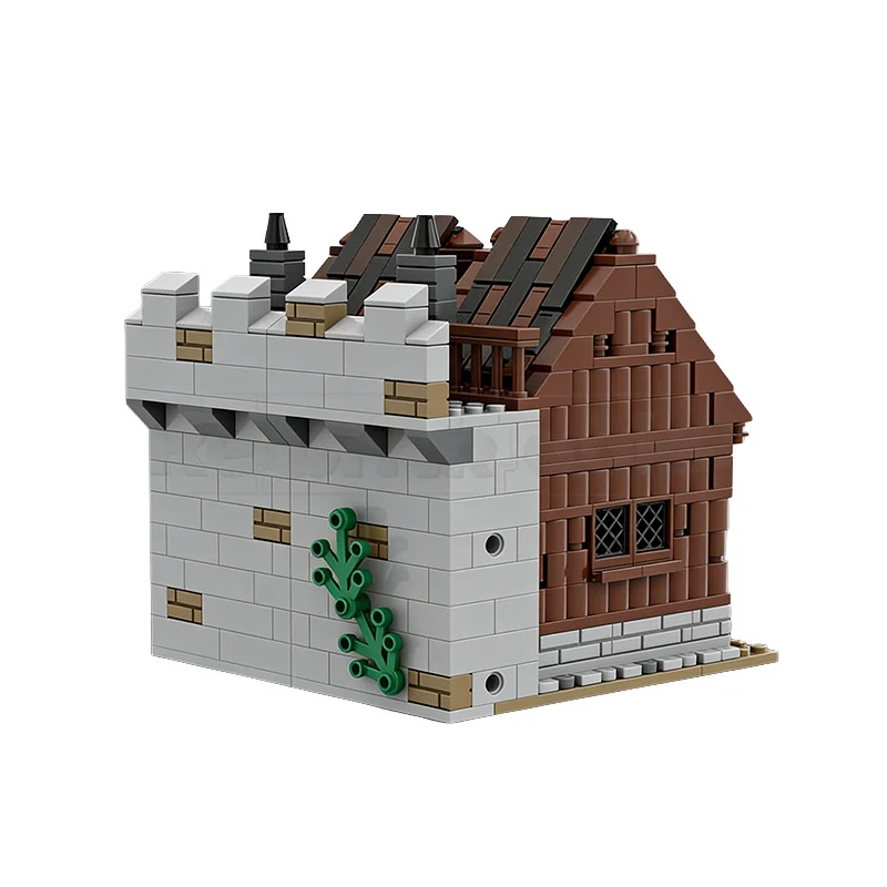 891 PCS Urban Mini Houses Set- MiniHäuserSet MOC Customize Modular Building Block Brick Popular Design DIY Boy Toy Birthday Gift