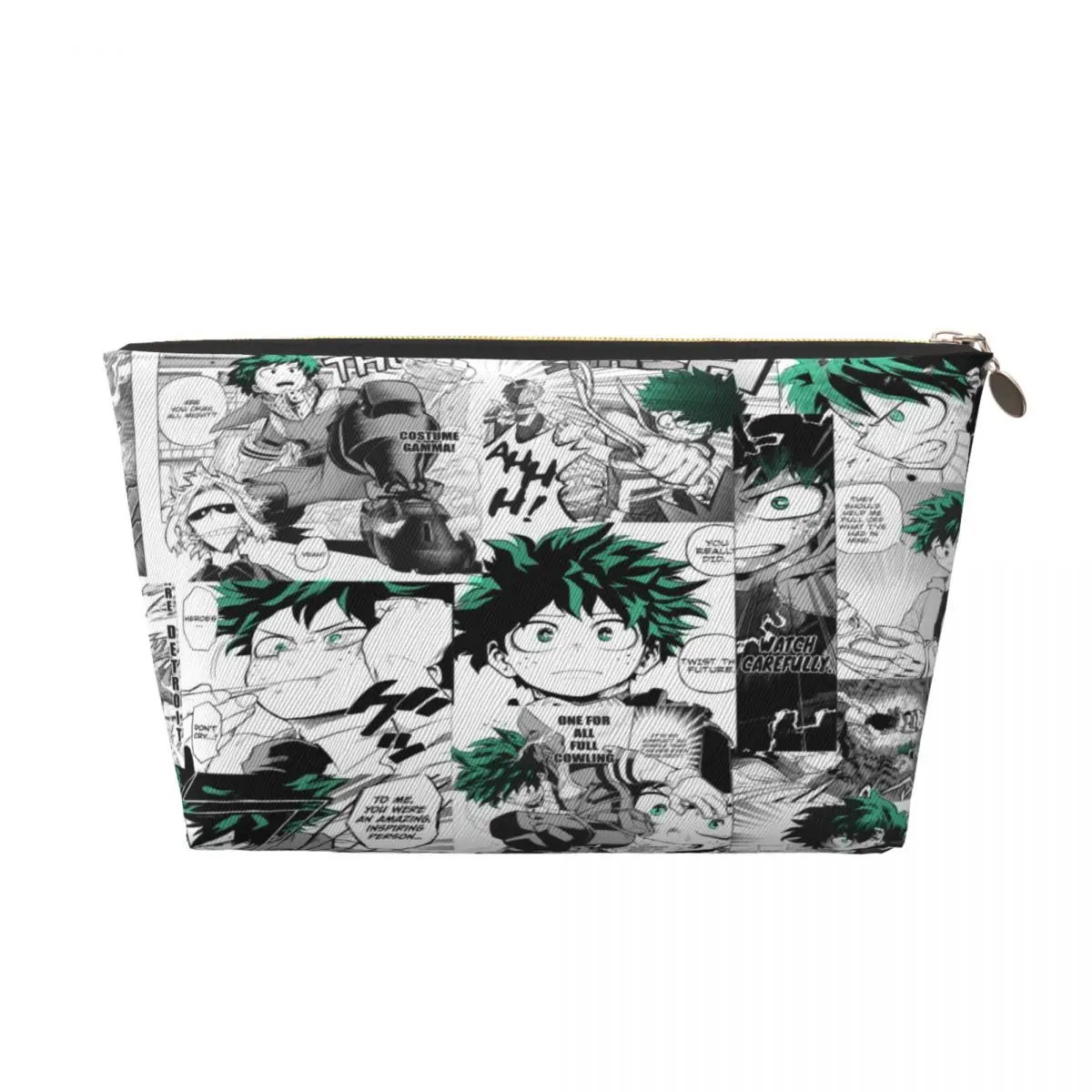 Custom My Hero Academia Toiletry Bag Women Anime Manga Cosmetic Makeup Organizer Ladies Beauty Storage Dopp Kit Case