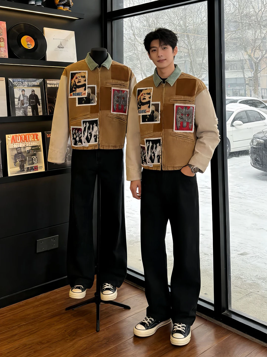 

Мужские джинсы Bla American Straight Leg: весенняя коллекция, зауженный крой, укороченные, с микро-клешем, повседневные