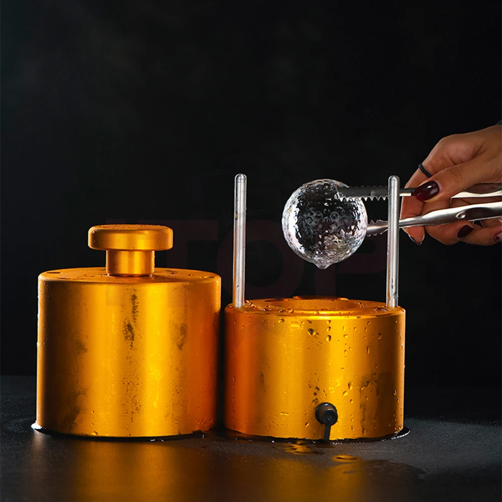 Customized Various Shape Aluminum Ice Ball Maker Mold Machine Metal Ball Ice Machine for Ice Sphere