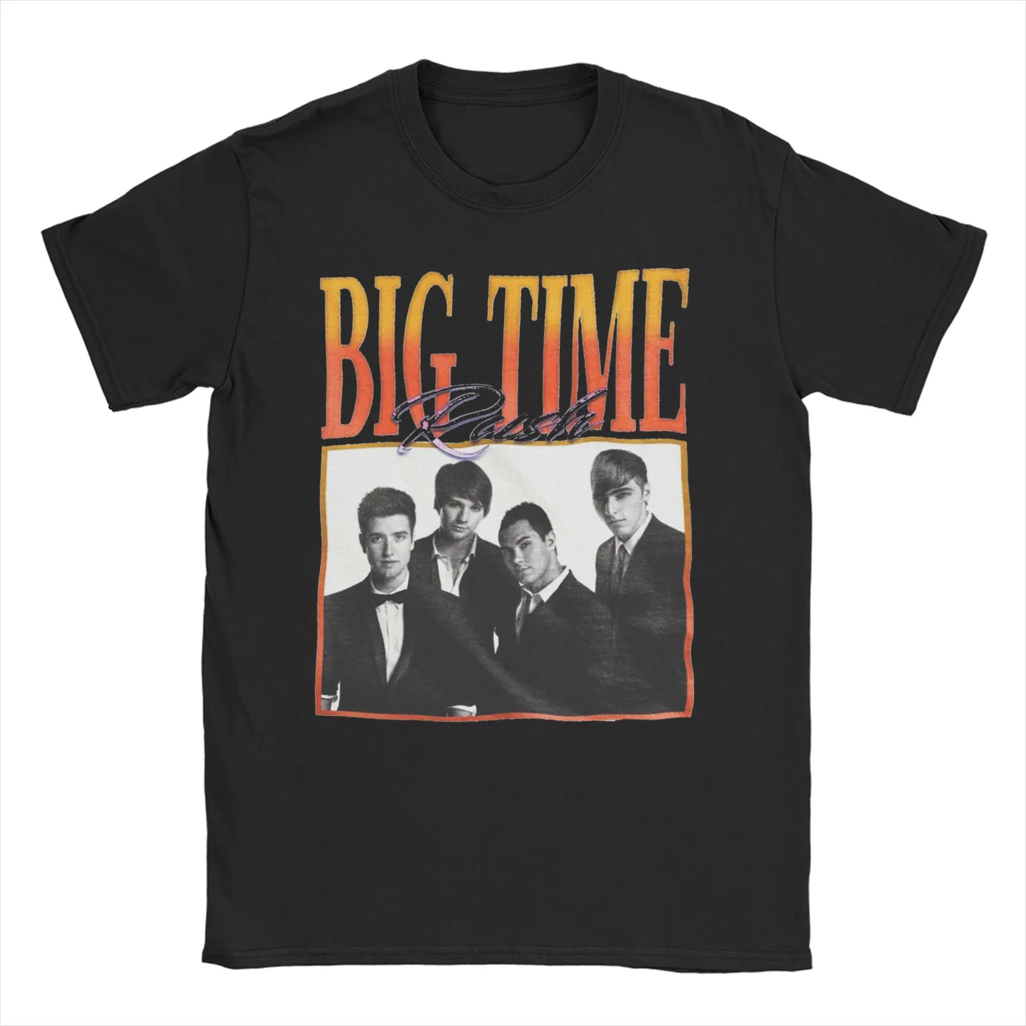 Camiseta para hombre y mujer, camisetas divertidas de algodón de la banda Big Time Rush, camisetas de manga corta, ropa con cuello redondo, Idea de regalo