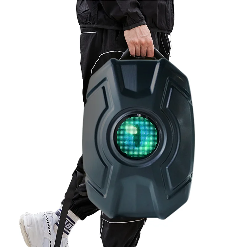 Outdoor Waterproof Programmable Screen Travel Smart Backpack Cycling Bag Bicycle Running Riding Backpack for Cycle