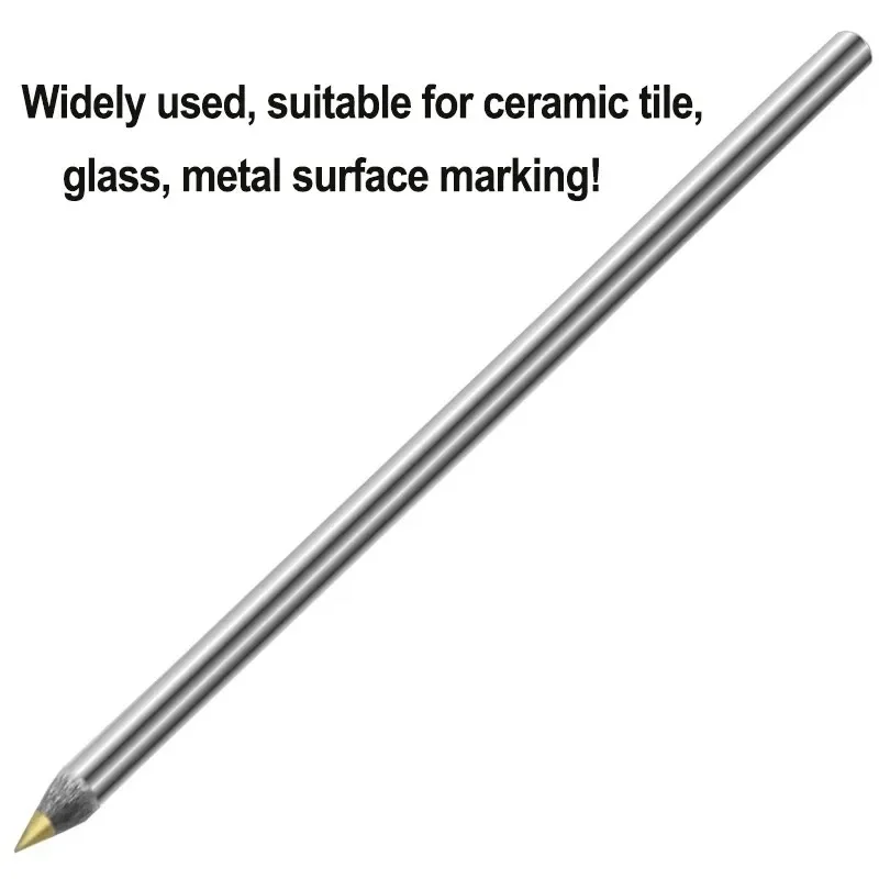 1 Pc Diamond Glass Tile Cutter Scriber in metallo duro Lettering Pen Construction 135mm materiali temprati strumenti di marcatura