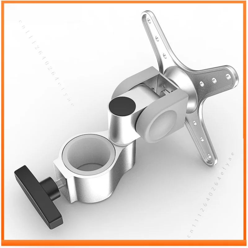Computer Monitor Stand Accessories DIY Suitable for 38mm Round Tube Hanger Adjustable Rotary Sleeve Metal Rack
