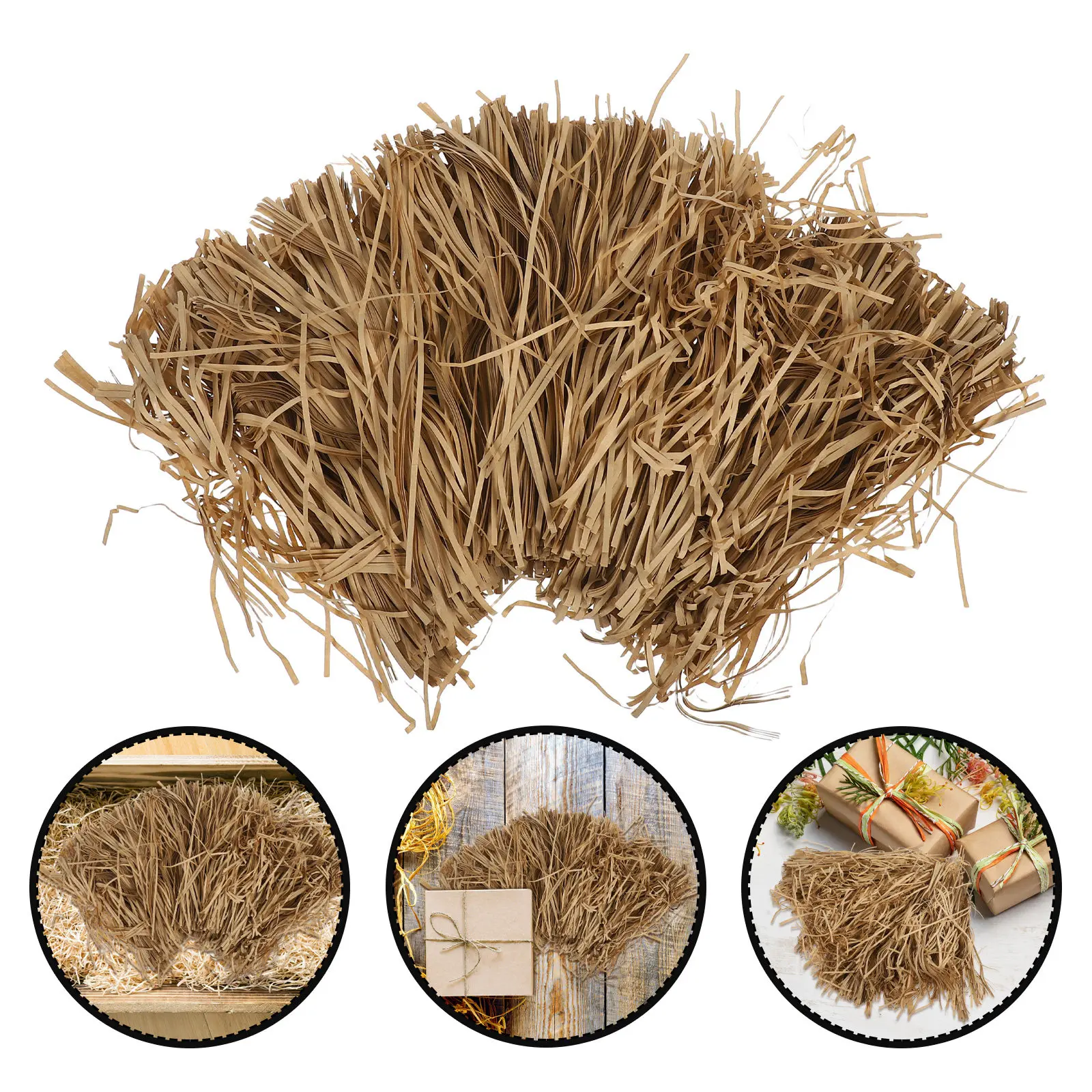 

1 Bag Decorative Shredded Paper Filler Present Basket Box Packing Material Soft Vibrant Color Protective Reusable Cut Paper