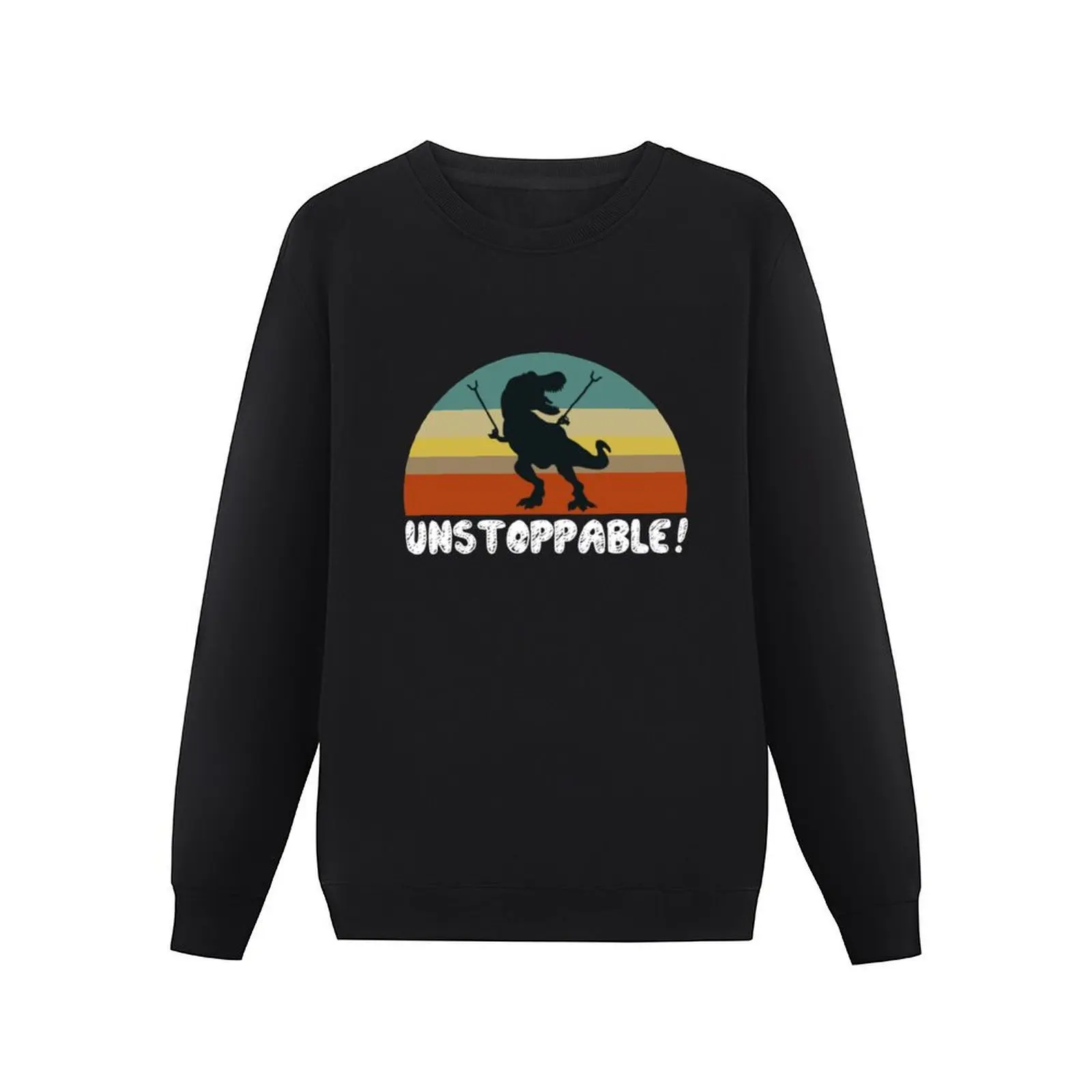 Unstoppable T Rex With Trash Grabber Pickup Tool Funny Pullover Hoodie mens clothes men's sweat-shirt autumn sweatshirt