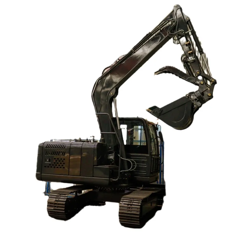 FOB Price Deposit 8 Ton Crawler Excavator Hydraulic Construction Agricultural Digging Breaking Digger Machine For Farm Yard Use