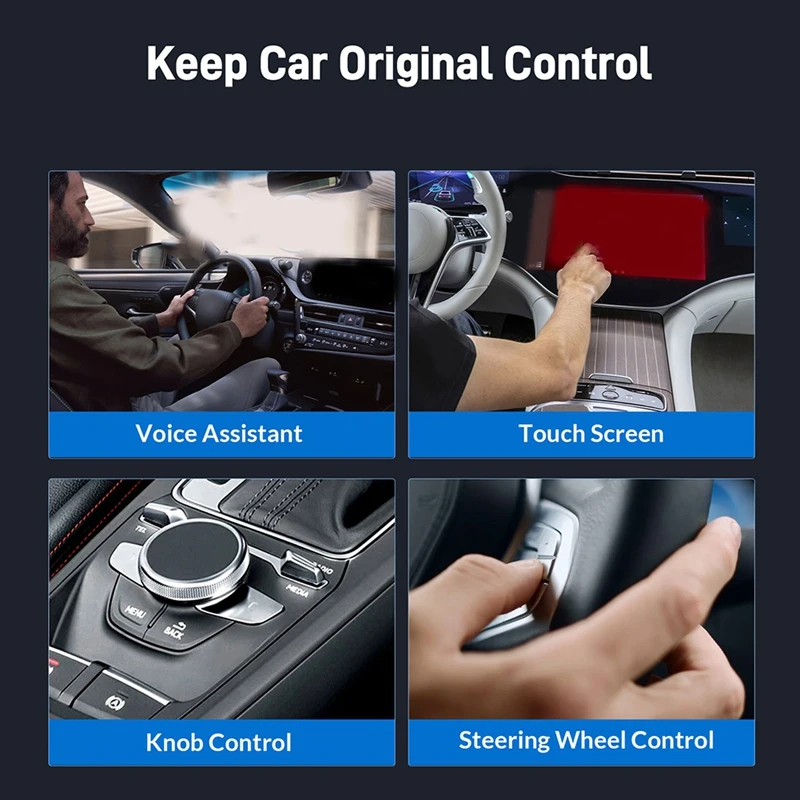 Wireless Carplay Adapter Wired To Wireless Smart Box Wireless Car-To-Machine Adapter Plug Play Carplay