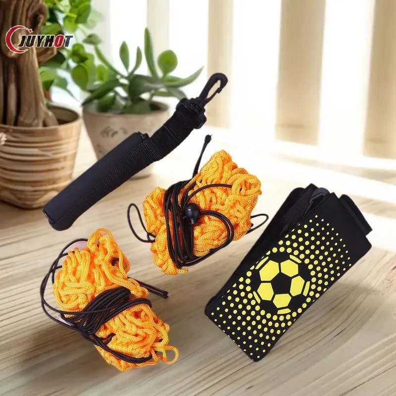 축구 바운스 백 바운스 장치 초등 및 중등 학생을위한 볼 컨트롤 및 연습 축구 훈련 벨트