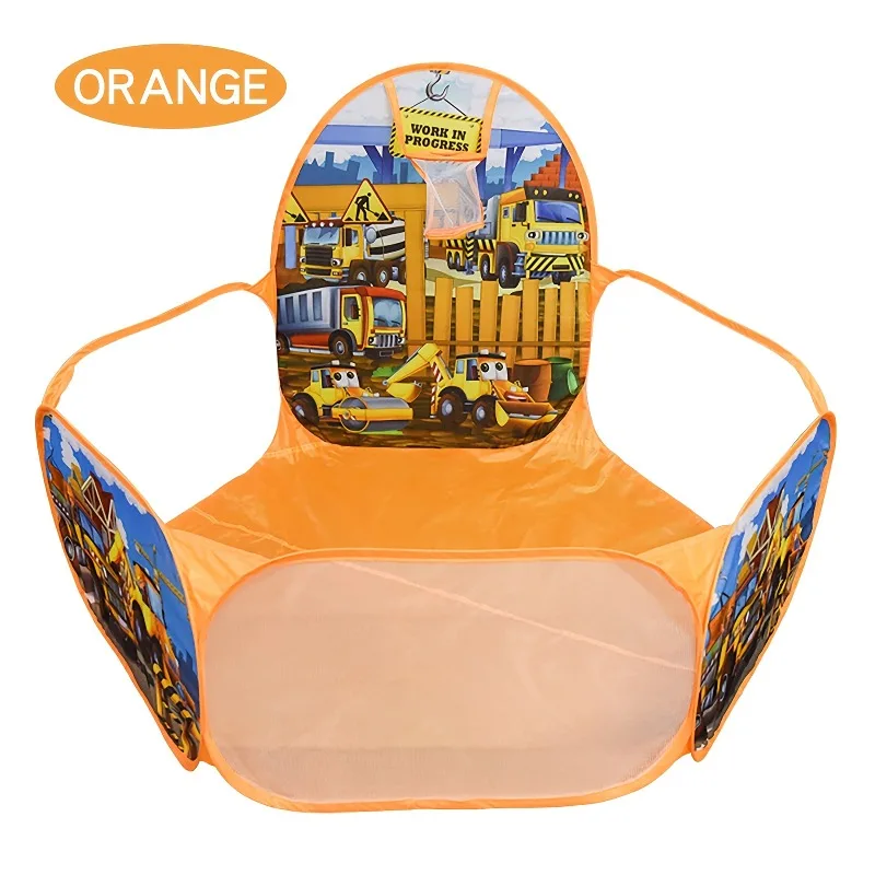 1pc dobrável poliéster indoor cesta de basquete jogar tenda bola pit oceano engenharia tema portátil brinquedo jogo gabinete jovens