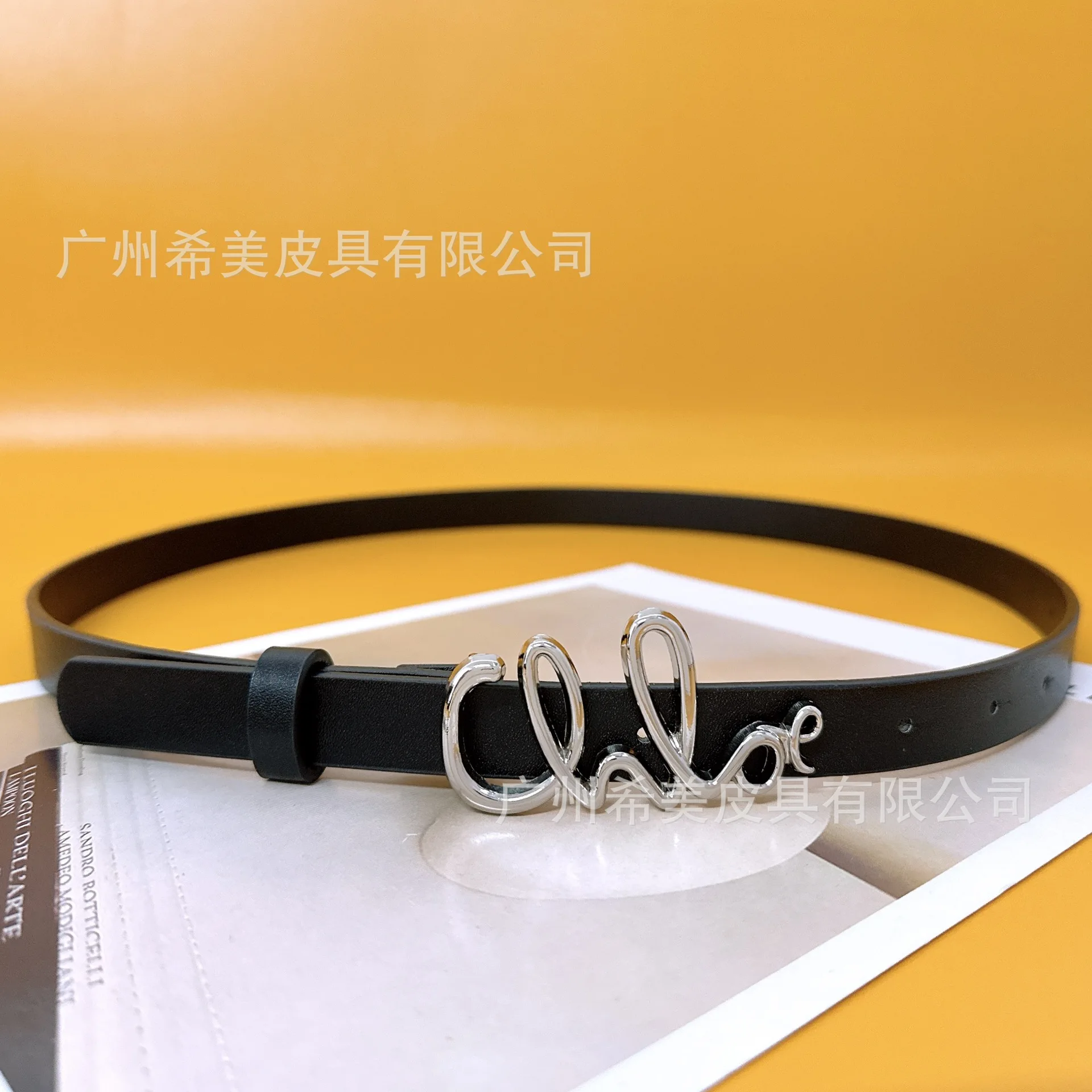 Модный дизайн с минималистичными буквами Ретро Ремень Кожаные ковбойские брюки с пряжкой Джинсовое платье Фирменный ремень Двусторонний