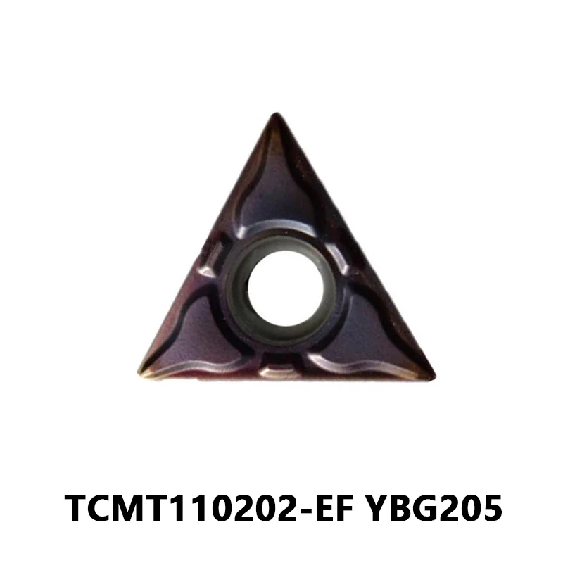 

Токарный инструмент TCMT TCMT11 TCMT110202 TCMT110202-EF YBG205 из нержавеющей стали высокого качества карбид Вставки, токарный инструмент резак металла