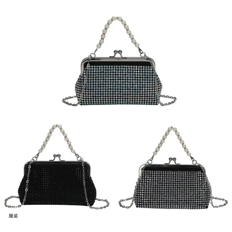 

D0UD Crossbody Bag Evening Bag Small Clutch Purse Phone Wallet Purse Handbag Shoulder Bag with Detachable Chain