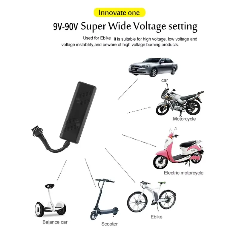 

9-90V Motorcycles Truck Auto Car Tracker Gps Tk205 Suitable for a Variety of Vehicles Fleet Management