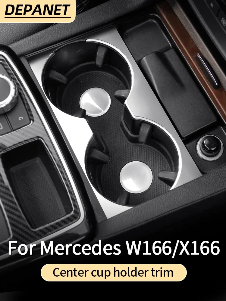 

Water glass holder cover For Mercedes Benz ML320 350 GLE W166 coupe c292 350d GL450 x166 GLS Interior trim accessories